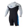 Rip Curl Men's E-Bomb Chest Zip Long Sleeve Springsuit (Black/Silver/Blue, X-Small) view 1