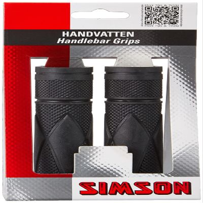 SIMSON Bicycle Items Handle bar Grip Realize Optimal Comfort Black, Clear