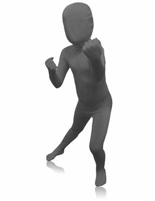 AltSkin Full Body stretch fabric Suit (L, Black)