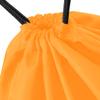 BagBasee Unisex Gym Sack PE Shoe Rucksack Swim Bag Fluorecent Orange view 2