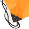 BagBasee Unisex Gym Sack PE Shoe Rucksack Swim Bag Fluorecent Orange view 3