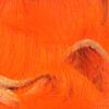 Hareline Fly Tying Micro Rabbit Strips - Hot Orange view 1