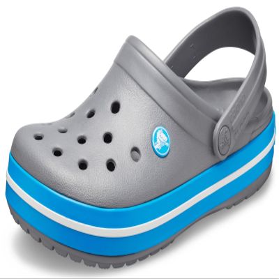 Crocs Unisex-Adult Crocband Clog, Charcoal/Ocean, 9 Women/7 Men