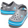 Crocs Unisex-Adult Crocband Clog, Charcoal/Ocean, 9 Women/7 Men view 3