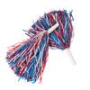 Red, White and Blue Pom Poms, 12 Pieces - Fourth of July and Cheer Party Supplies view 1