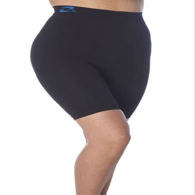 CzSalus Anti Cellulite Slimming Short Pants + Silver - Black Size XXL