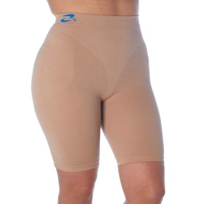 Anti Cellulite Slimming Short Pants + Silver - Skin Size XXL