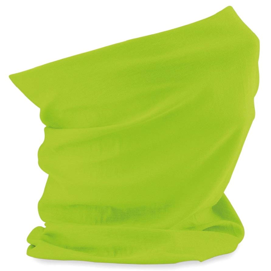 Beechfield Mens Morf Original Snood Scarf Lime Green