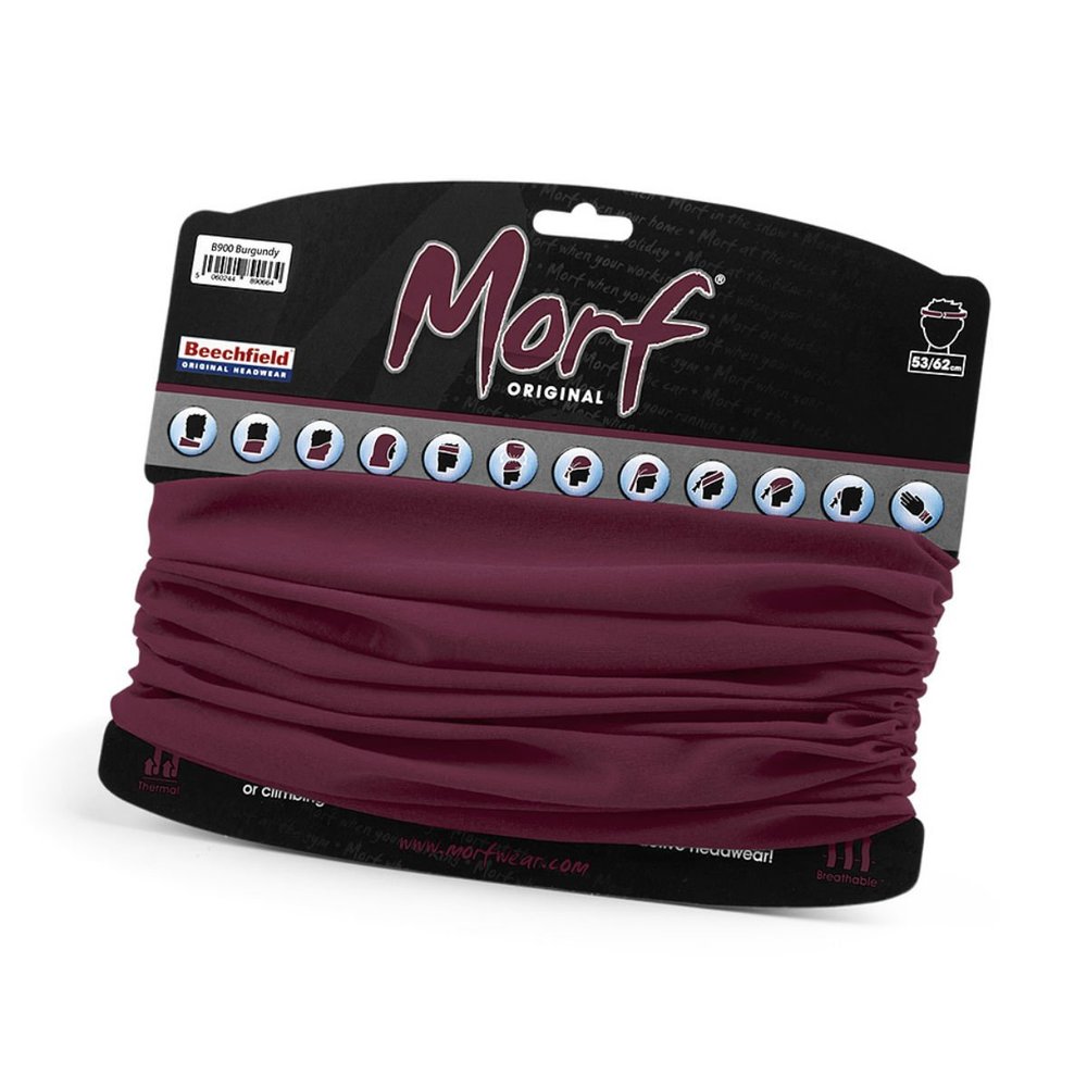 Beechfield Mens Morf Original Snood Scarf Burgundy