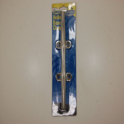 BOAT MARINE DOCK STAINLESS STEEL HOLLOW BASE CLEAT 8"