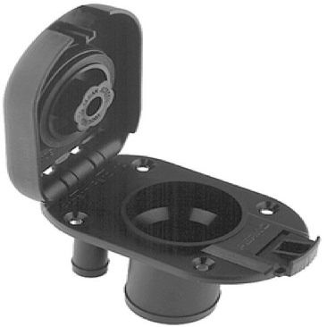 PERKO Vented Gas Fill FLIP-TOP WHT STR