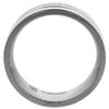 8mm Titanium Wedding Band Ring 2 Grooves Brushed Center Flat Comfort Fit Size 12 view 2