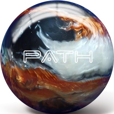 Pyramid Path Bowling Ball (Black/Silver/Caramel 16 Pounds)