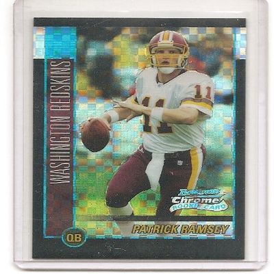 2002 Bowman Chrome Xfractor Patrick Ramsey Rookie Card #123/250