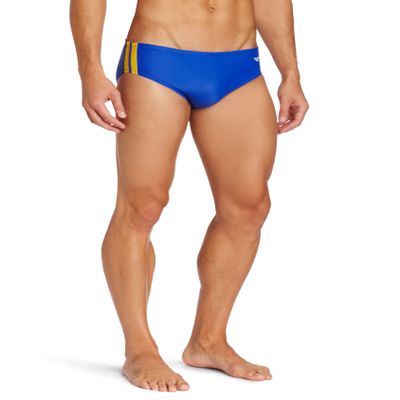 The Finals Men's Reactor Splice Racer Swimsuit, Royal/Gold, 26