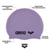 Arena Classic Unisex Soft Silicone Swim Cap for Women and Men, Intensive Training and Racing Comfortable Non-Slip Long Hair Swimming Hat, Parma/Black view 2