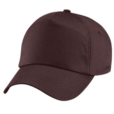 Beechfield Unisex Plain Original 5 Panel Baseball Cap (One Size) (Chocolate)