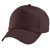 Beechfield Unisex Plain Original 5 Panel Baseball Cap (One Size) (Chocolate) view 1
