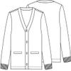 Classroom Big Boys' Uniform Youth Unisex Cardigan Sweater, Navy Blue, Medium view 2