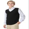 CLASSROOM Little Boys' Uniform Sweater Vest, Black, Small view 2