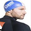 Cressi Bi-Color Silicone Cap, Blue/White view 1