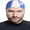 Cressi Bi-Color Silicone Cap, Blue/White view 2