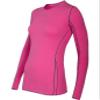 Mizuno Running Women's Renegade Long Sleeve Tee (Calcite-Black, X-Large) view 1