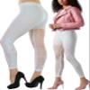 ToBeInStyle Womens Pothole Rip Hole Punk Hosiery Tights Leggings Distressed Style - Capri White - One Size view 3