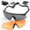 Revision Military Sawfly Tactical Deluxe Vermillion Kit  Black Frame, Small  Anti-Fog, Tactical Military Ballistic and Eye Protection Glasses view 1