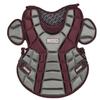 Adams ACP-15 Junior Chest Protector with Detachable Tail (15-Inch, Maroon) view 1