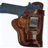 Ruger LC9 With Lasermax Laser Heavy Duty Brown Right Hand Inside The Waistband Concealed Carry Gun Holster With Slide Guard Bodyshield view 1