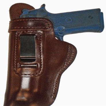 Taurus 709 With Crimson Trace Laserguard Heavy Duty Brown Left Hand Inside The Waistband Concealed Carry Gun Holster With Slide Guard Bodyshield