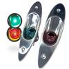 Pactrade Marine Boat Navigational Side Bow Tear Drop Lights Stainless Steel Flush Mount view 2