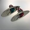 Pactrade Marine Boat Navigational Side Bow Tear Drop Lights Stainless Steel Flush Mount view 3