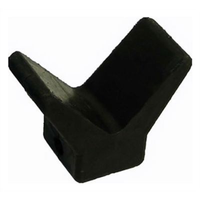 Boater Sports 59502; Rubber Bow Stop 3X3 inch Blk Made by Boater Sports