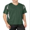 Alleson Athletic Men's Baseball Jersey, 3X-Large, Dark Green/Grey/White view 1