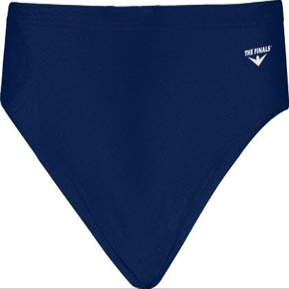 The Finals Boys Solid Racer Swim Briefs, Navy, 22 US