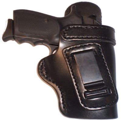 Springfield XDM 3.8 Heavy Duty Black Right Hand Inside The Waistband Concealed Carry Gun Holster With Forward Cant and Slide Guard Bodyshield