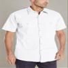 Red Kap mens Short Sleeve Wrinkle-Resistant Cotton Work Shirt White Small view 4