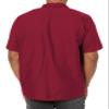 Red Kap Mens Short Sleeve Industrial Work Shirt, Burgundy, XX-Large US view 2