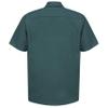 Red Kap Men's Standard Industrial Work Shirt, Regular Fit, Short Sleeve, Spruce Green, Medium view 3