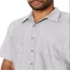 Red Kap Men's Industrial Work Shirt, Regular Fit, Short Sleeve, Silver Grey, XX-Large US view 3