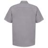 Red Kap Men's Industrial Work Shirt, Regular Fit, Short Sleeve, Silver Grey, XX-Large US view 4