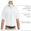 Red Kap Men's Standard Industrial Work Shirt, Regular Fit, Short Sleeve, White, 4X-Large view 4