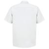 Red Kap Men's Industrial Work Shirt, Regular Fit, Short Sleeve, White, Medium Tall view 2