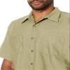 Red Kap Men's Industrial Work Shirt, Short Sleeve, Khaki, 2X-Large view 3