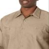 Red Kap Men's Wrinkle-Resistant Cotton Work Shirt, Khaki, Long Large view 4