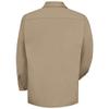 Red Kap Men's Wrinkle-Resistant Cotton Work Shirt, Khaki, 3X-Large view 2