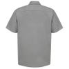 Red Kap Men's Industrial Work Shirt, Regular Fit, Short Sleeve, Light Grey, 2X-Large Tall view 3