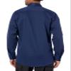 Red Kap Men's Wrinkle-Resistant Cotton Work Shirt, Navy, Long Large view 3